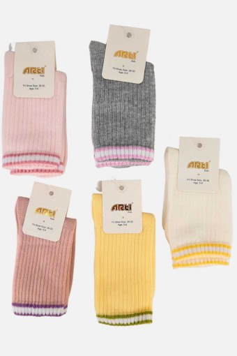 ARTI - Artı Kız Çocuk Derbali Soket Çorap