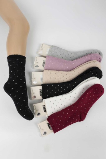 ARTI - Artı Kız Çocuk Havlu Soket Çorap Bernaki Pamuklu