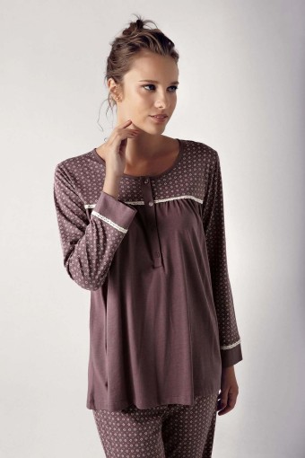 ARTIŞ - Artıi Kadın Modal Puantiyeli Pijama Takımı (1)