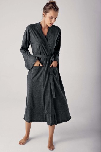 ARTIŞ - Artış Kadın Melanj Uzun Sabahlık