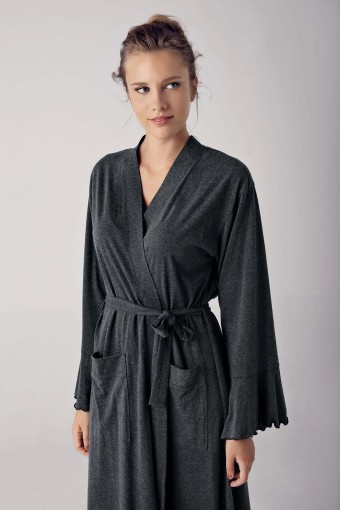 ARTIŞ - Artış Kadın Melanj Uzun Sabahlık (1)