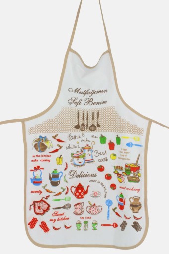 Durul Havlu - Durul Havlu PVC Mutfak Önlüğü Cepli