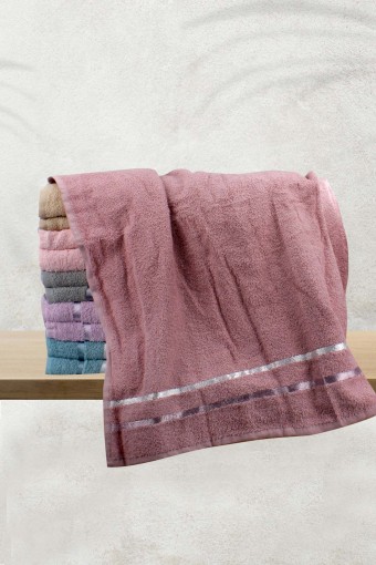 Durul Havlu - Arzu Unisex Yetişkin Banyo Havlusu Eko Mine 90x150