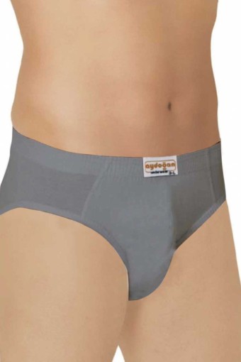 AYDOĞAN - Aydoğan Erkek Penye Slip Külot - Gri - 3XL