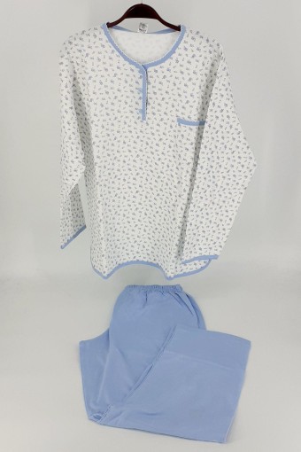 AYDOĞAN - Aydoğan KadınPijama Takımı 3 Düğme Şardonlu (1)