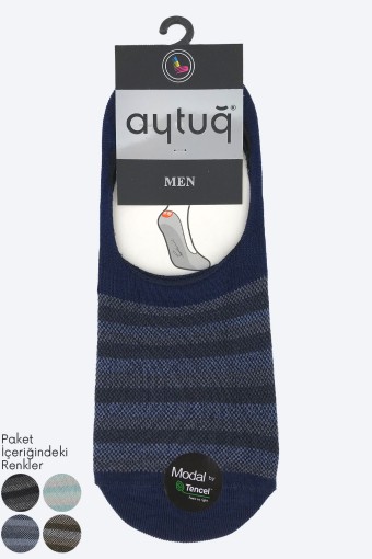 AYTUĞ - Aytuğ Erkek Babet Çorap Çizgili Modal