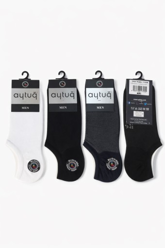 AYTUĞ - Aytuğ Erkek Sneaker Çorap Pamuklu Desen 5