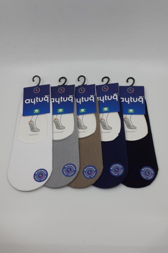 AYTUĞ - Aytuğ Erkek Babet Çorap Suba Penye Business Silikon Destekli Düz (1)