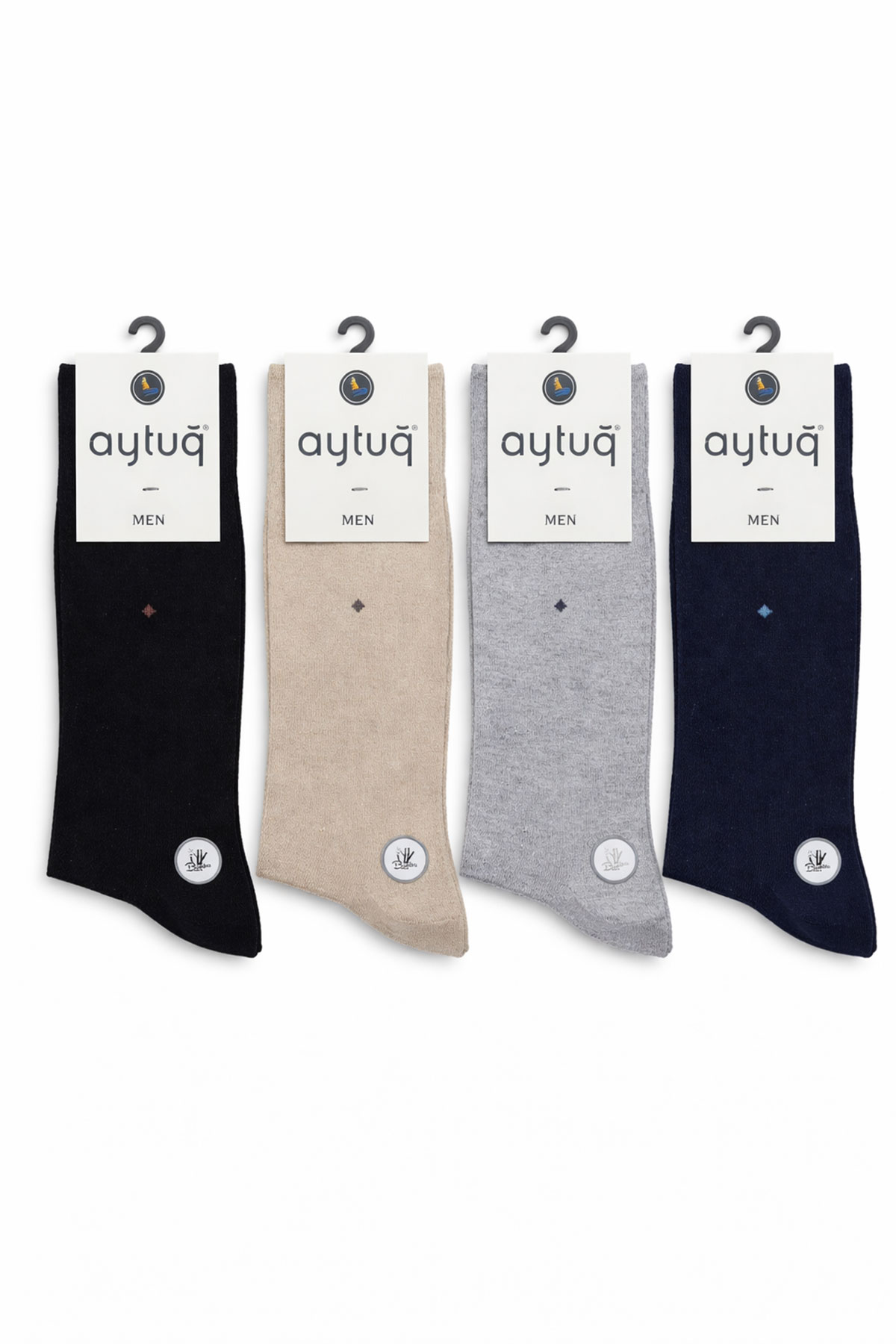 Aytuğ Erkek Soket Çorap Bambu Desenli - Thumbnail