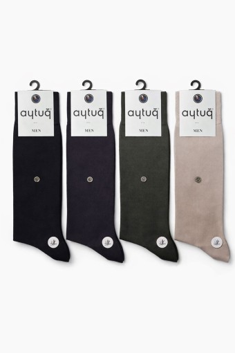 AYTUĞ - Aytuğ Erkek Soket Çorap Bambu Desenli