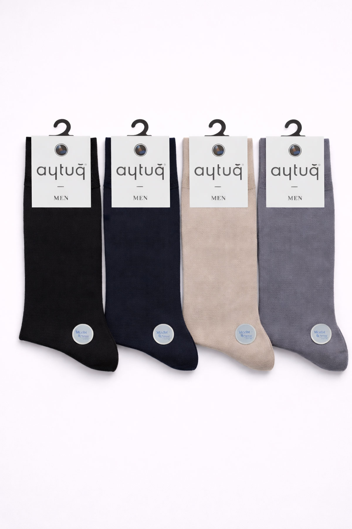 Aytuğ Erkek Desenli Soket Çorap Modal Tencel - Thumbnail