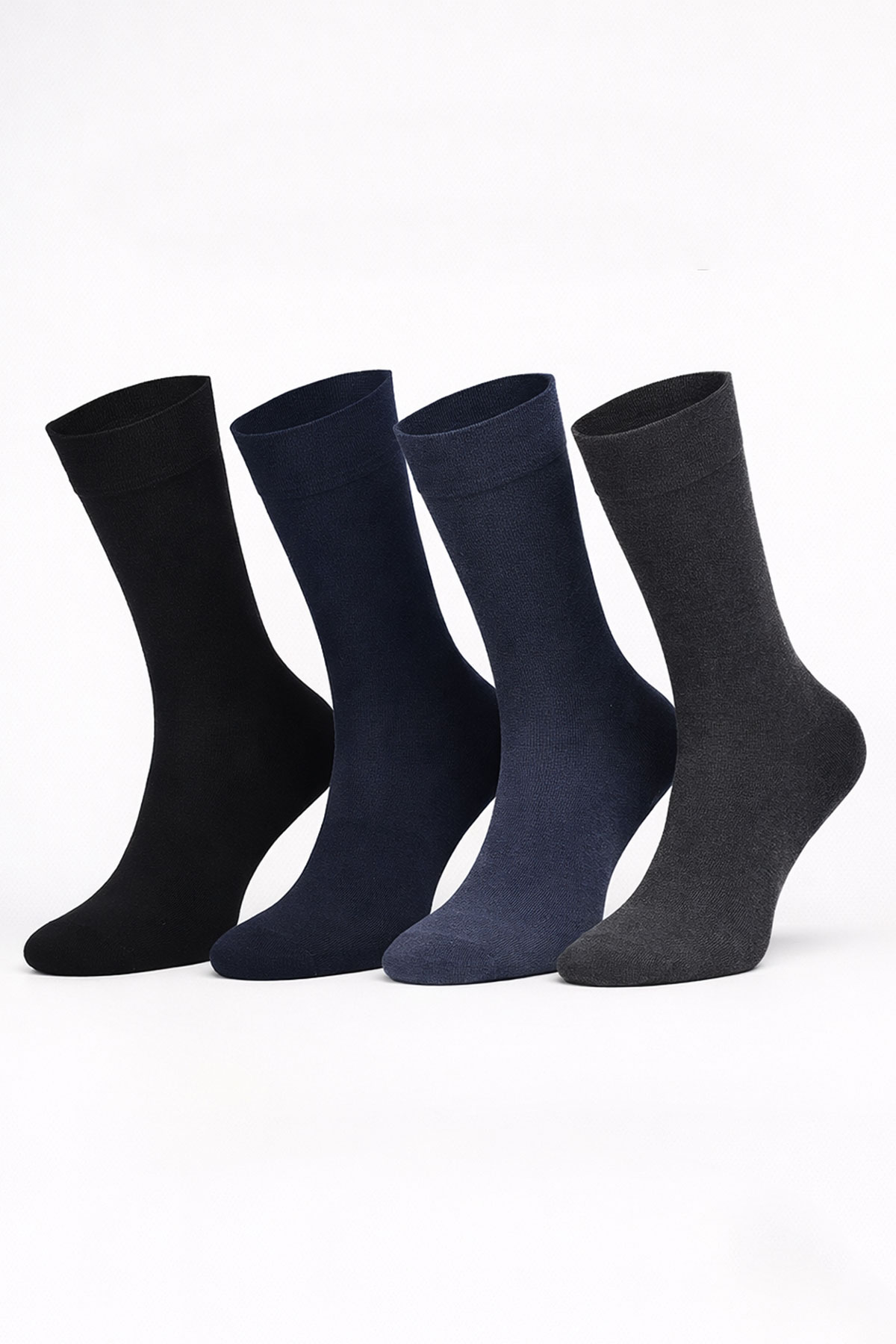 Aytuğ Erkek Dikişsiz Düz Soket Çorap Modal Tencel - Thumbnail