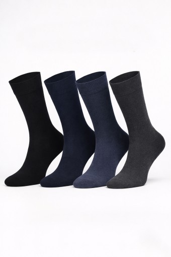 AYTUĞ - Aytuğ Erkek Dikişsiz Düz Soket Çorap Modal Tencel