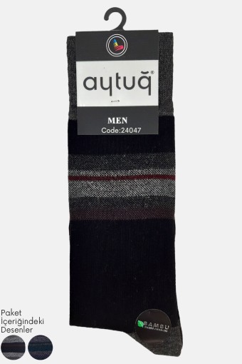 AYTUĞ - Aytuğ Erkek Dikişsiz Soket Çorap Bambu