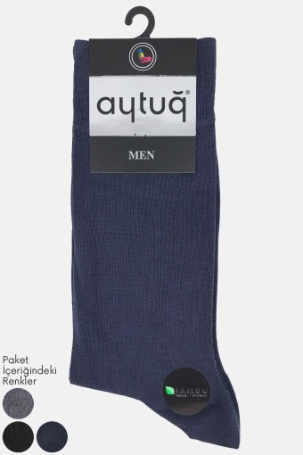 AYTUĞ - Aytuğ Erkek Düz Soket Çorap Bambu