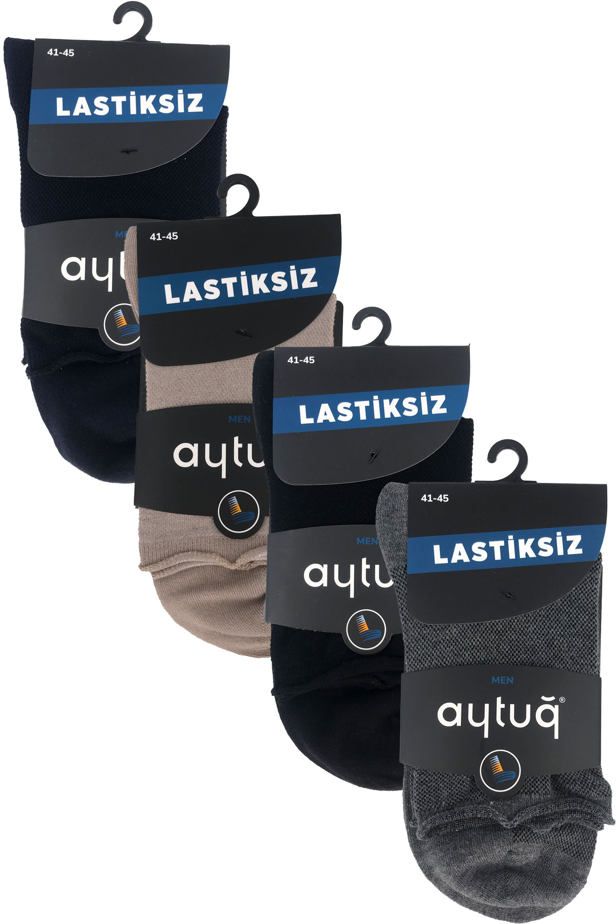 Aytuğ Erkek Lastiksiz Diyabetik Çorap Likralı Dikişsiz Bambu - Thumbnail