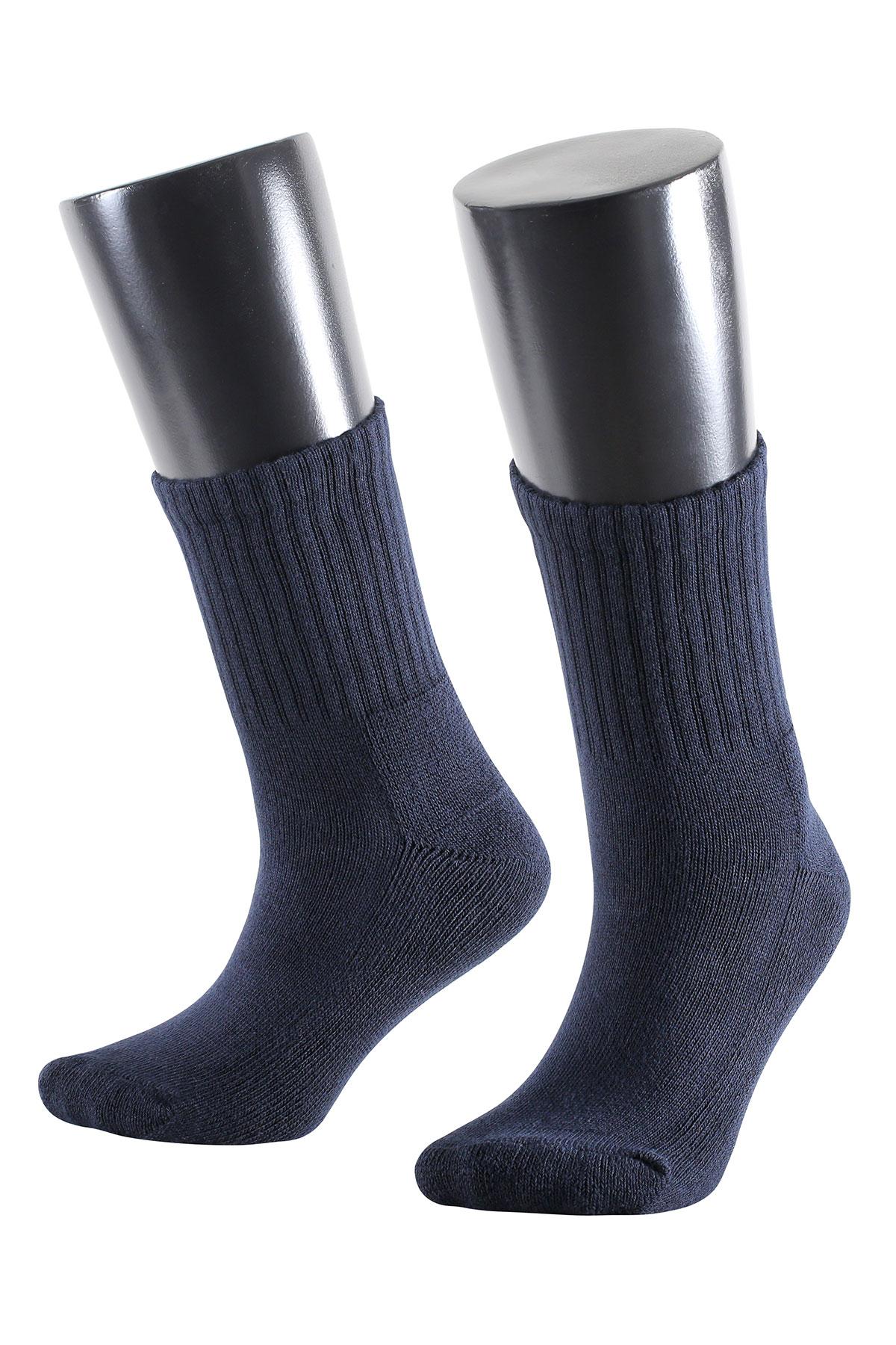 Aytuğ Erkek Lastiksiz Diyabetik Patik Çorap Bambu - Thumbnail