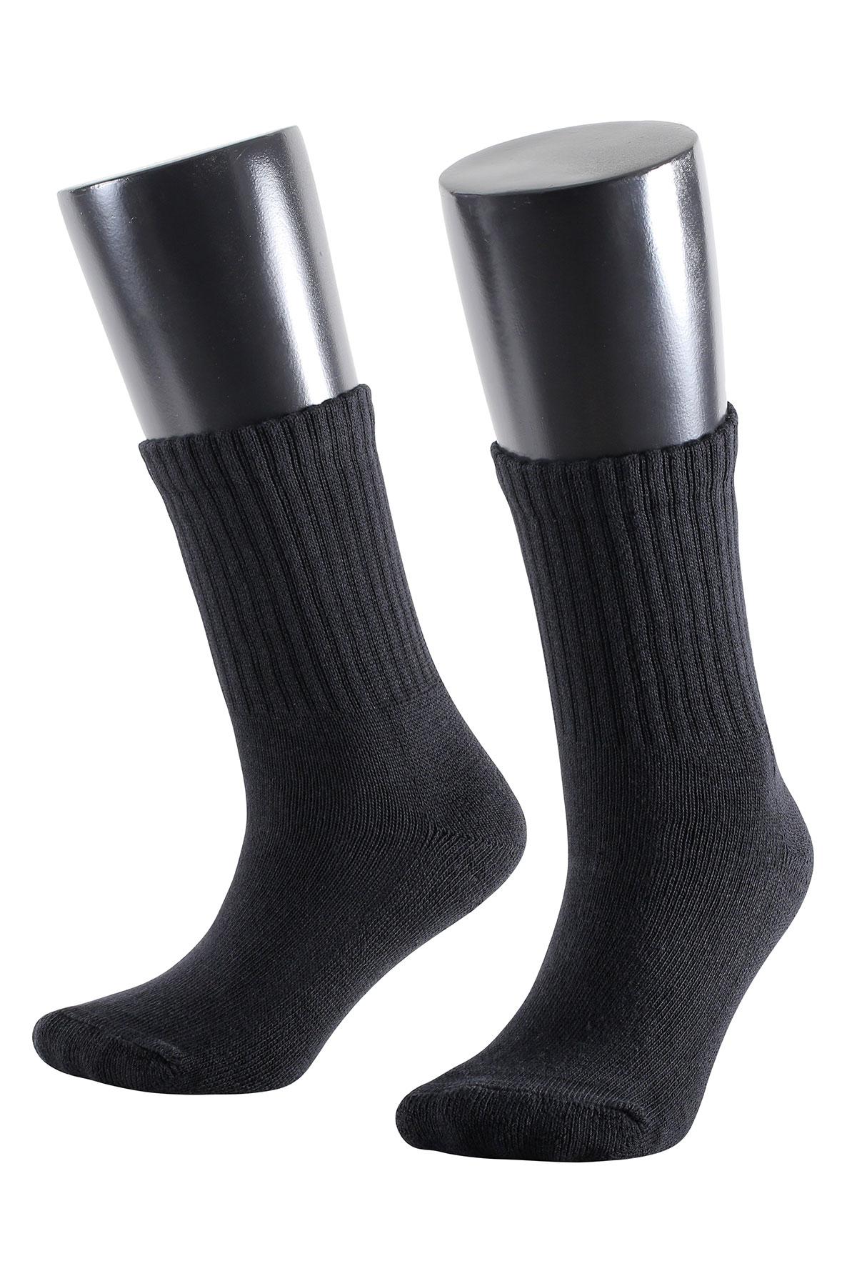 Aytuğ Erkek Lastiksiz Diyabetik Patik Çorap Bambu - Thumbnail