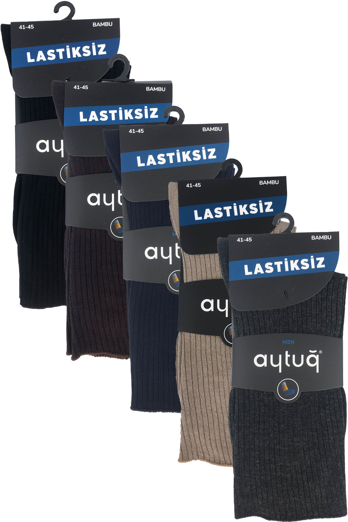 Aytuğ Erkek Lastiksiz Diyabetik Soket Çorap Dikişsiz Fitilli Bambu - Thumbnail