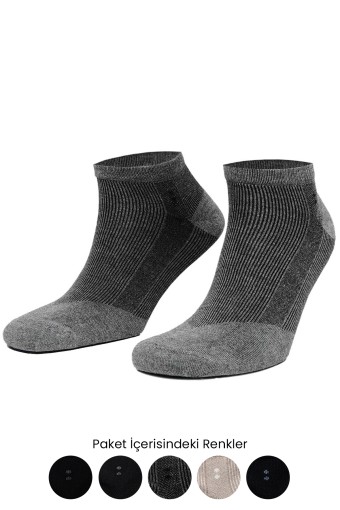 AYTUĞ - Aytuğ Erkek Patik Çorap Bambu Desenli (1)