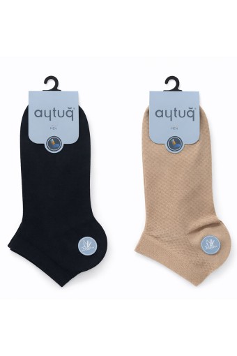 AYTUĞ - Aytuğ Erkek Patik Çorap BambuEkoseli