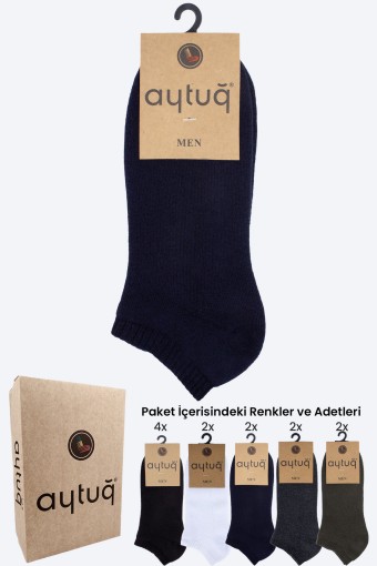AYTUĞ - Aytuğ Erkek Patik Çorap Dikişsiz Havlu