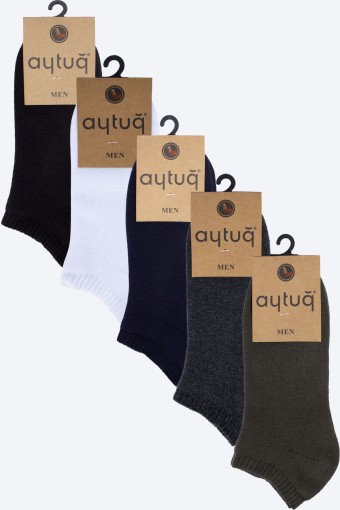 AYTUĞ - Aytuğ Erkek Patik Çorap Dikişsiz Havlu (1)