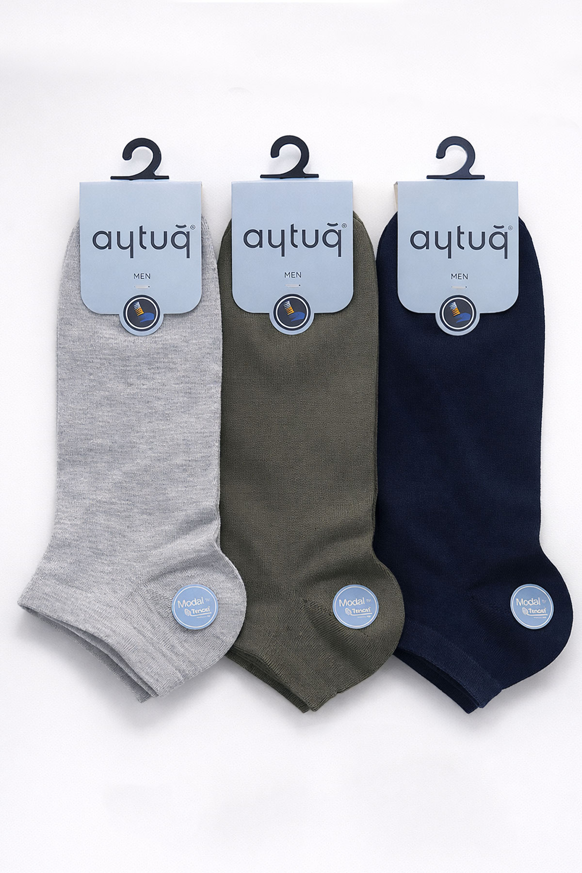 Aytuğ Erkek Patik Çorap Micro Modal Düz - Thumbnail