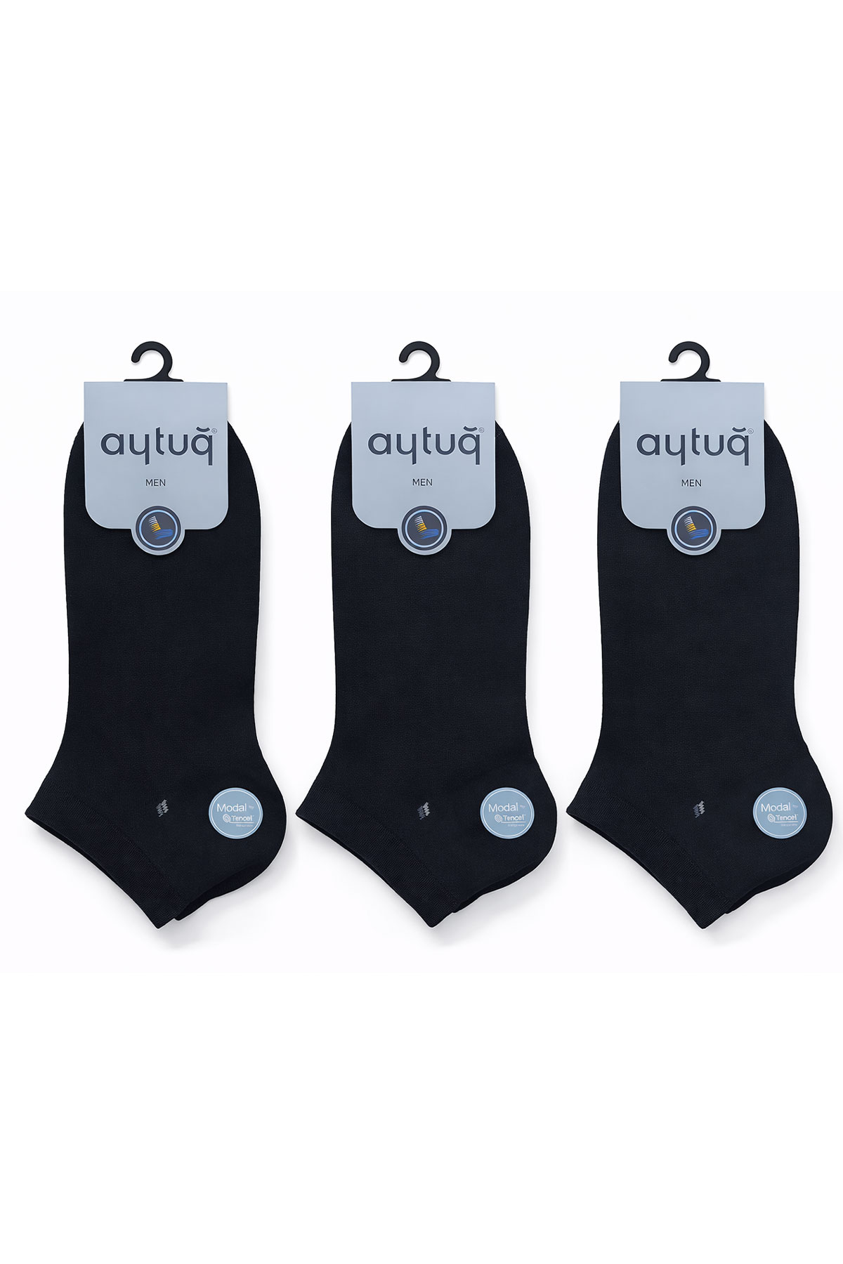 Aytuğ Erkek Patik Çorap Modal Desenli - Thumbnail