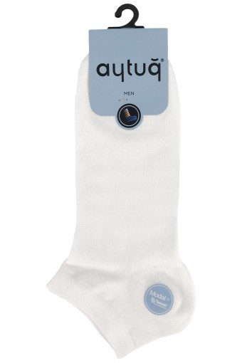 AYTUĞ - Aytuğ Erkek Patik Çorap Modal Desenli Düz Renk