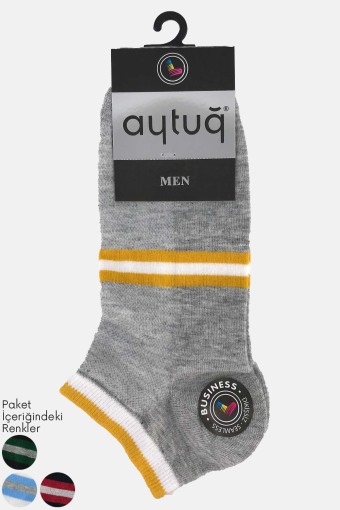 AYTUĞ - Aytuğ Erkek Patik Çorap Pamuklu Desenli (1)