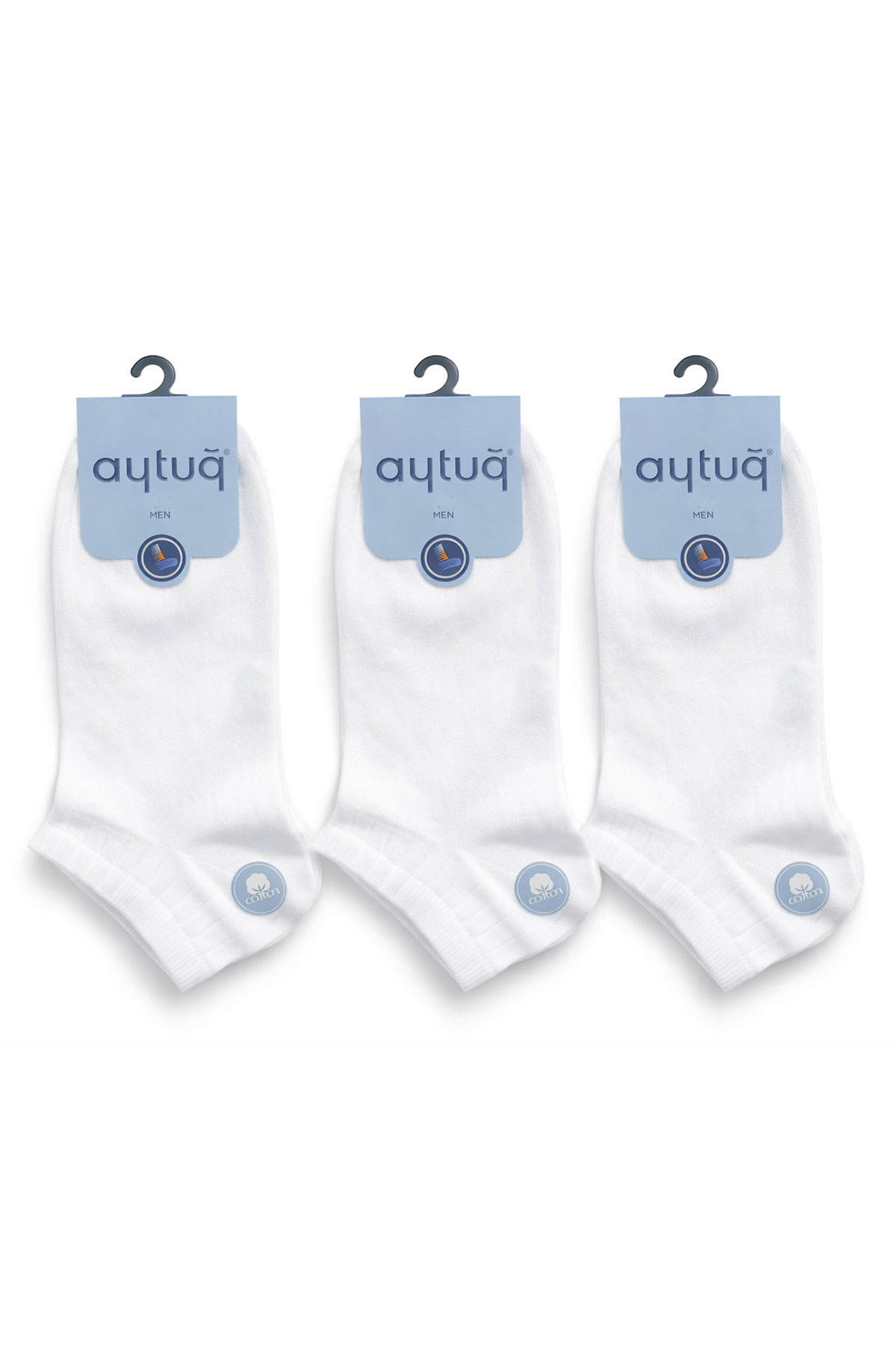 Aytuğ Erkek Patik Çorap Pamuklu Düz - Thumbnail