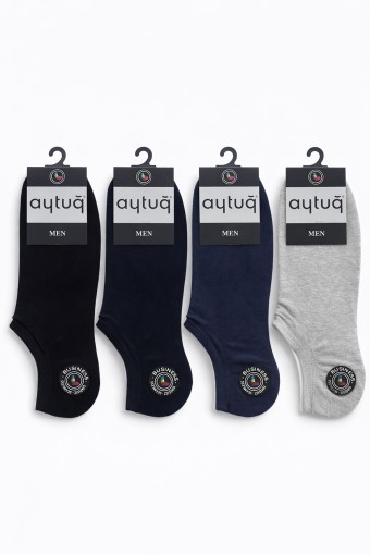 AYTUĞ - Aytuğ Erkek Sneaker Çorap Pamuklu Düz