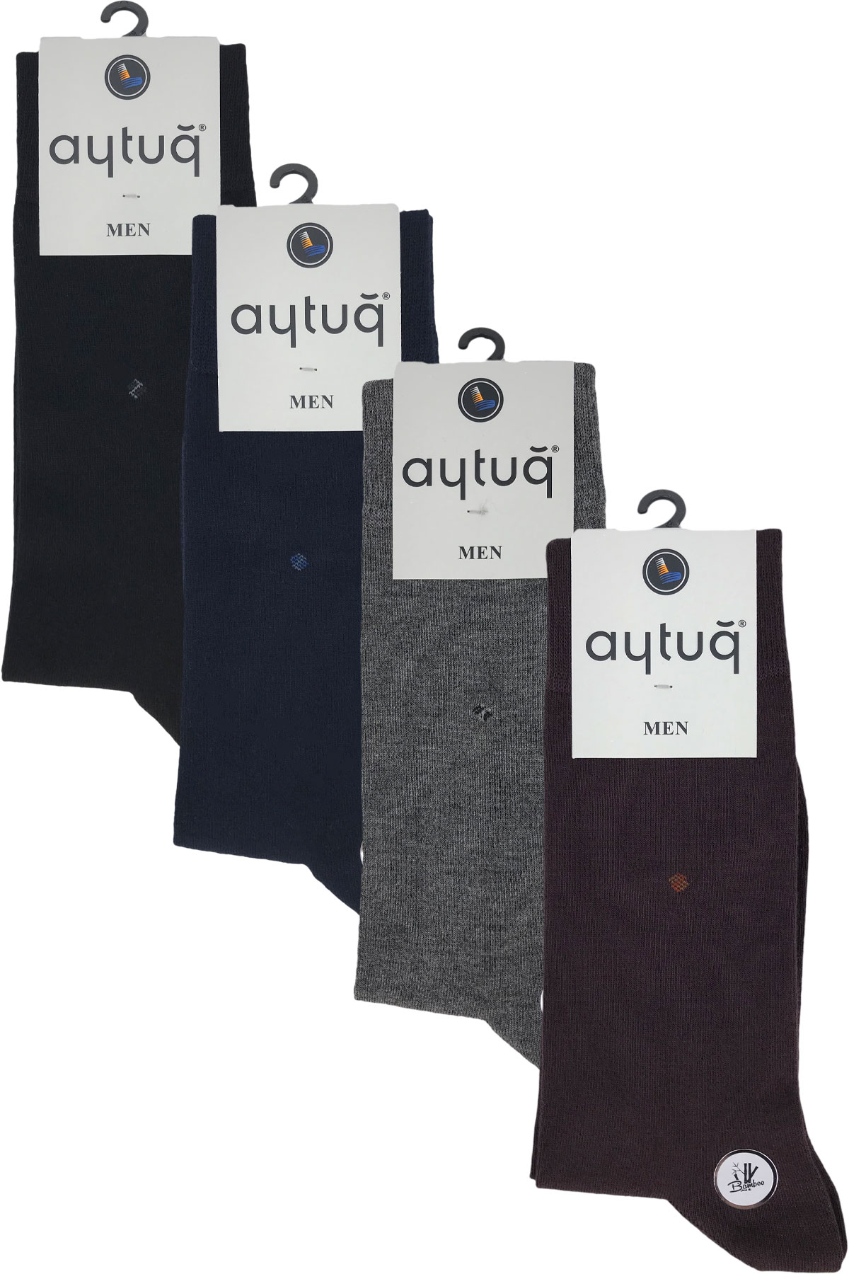 Aytuğ Erkek Soket Çorap Dikişsiz Bambu Desen 10 - Thumbnail