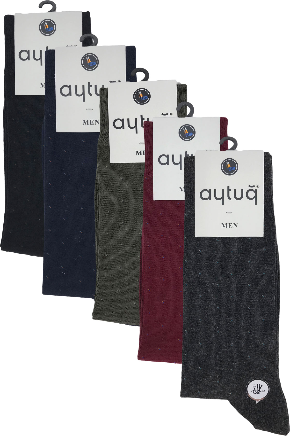 Aytuğ Erkek Soket Çorap Dikişsiz Bambu Desen 16 - Thumbnail