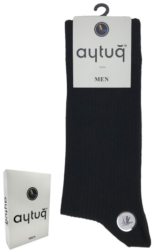 AYTUĞ - Aytuğ Erkek Soket Çorap Dikişsiz Bambu Riply