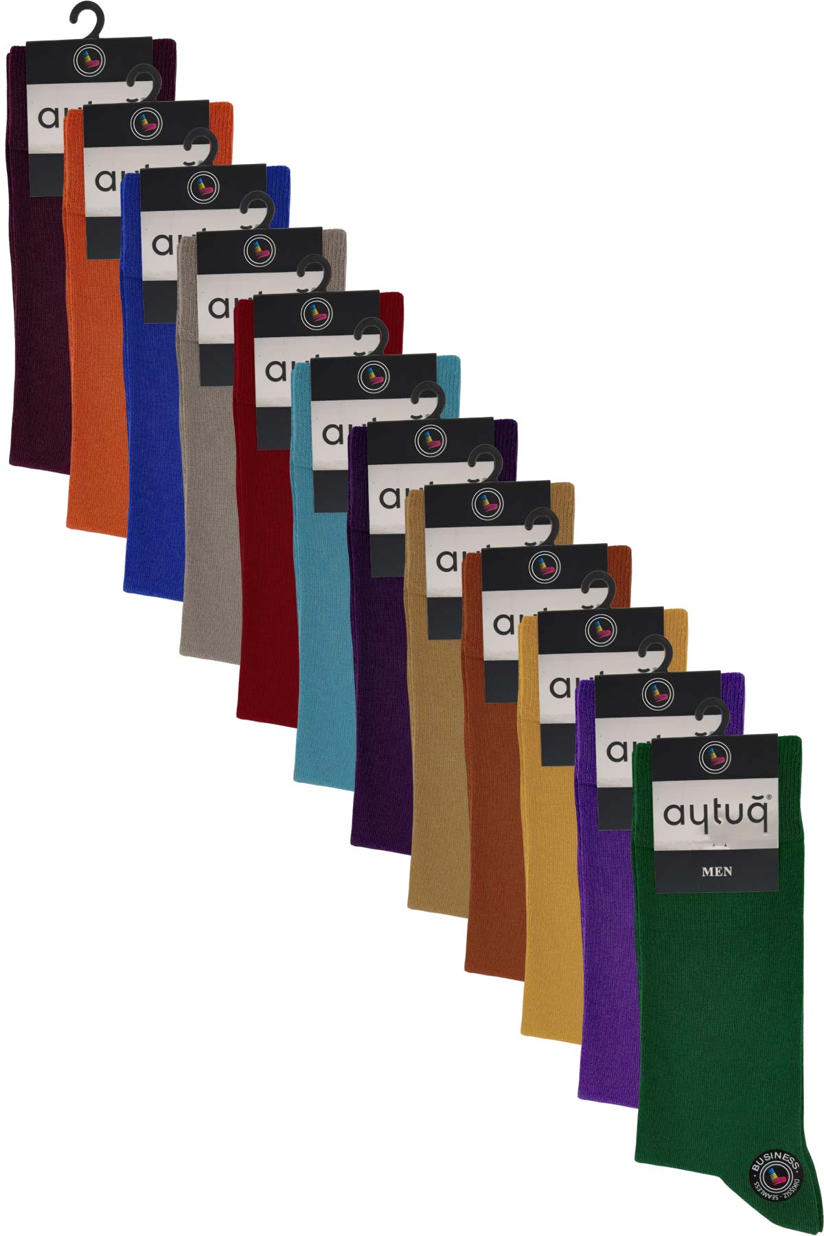 Aytuğ Erkek Soket Çorap Dikişsiz Business Pamuklu Fashion - Thumbnail