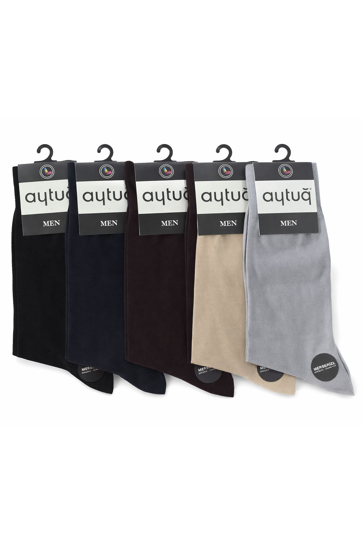 Aytuğ Erkek Soket Çorap Düz Merserize - Thumbnail