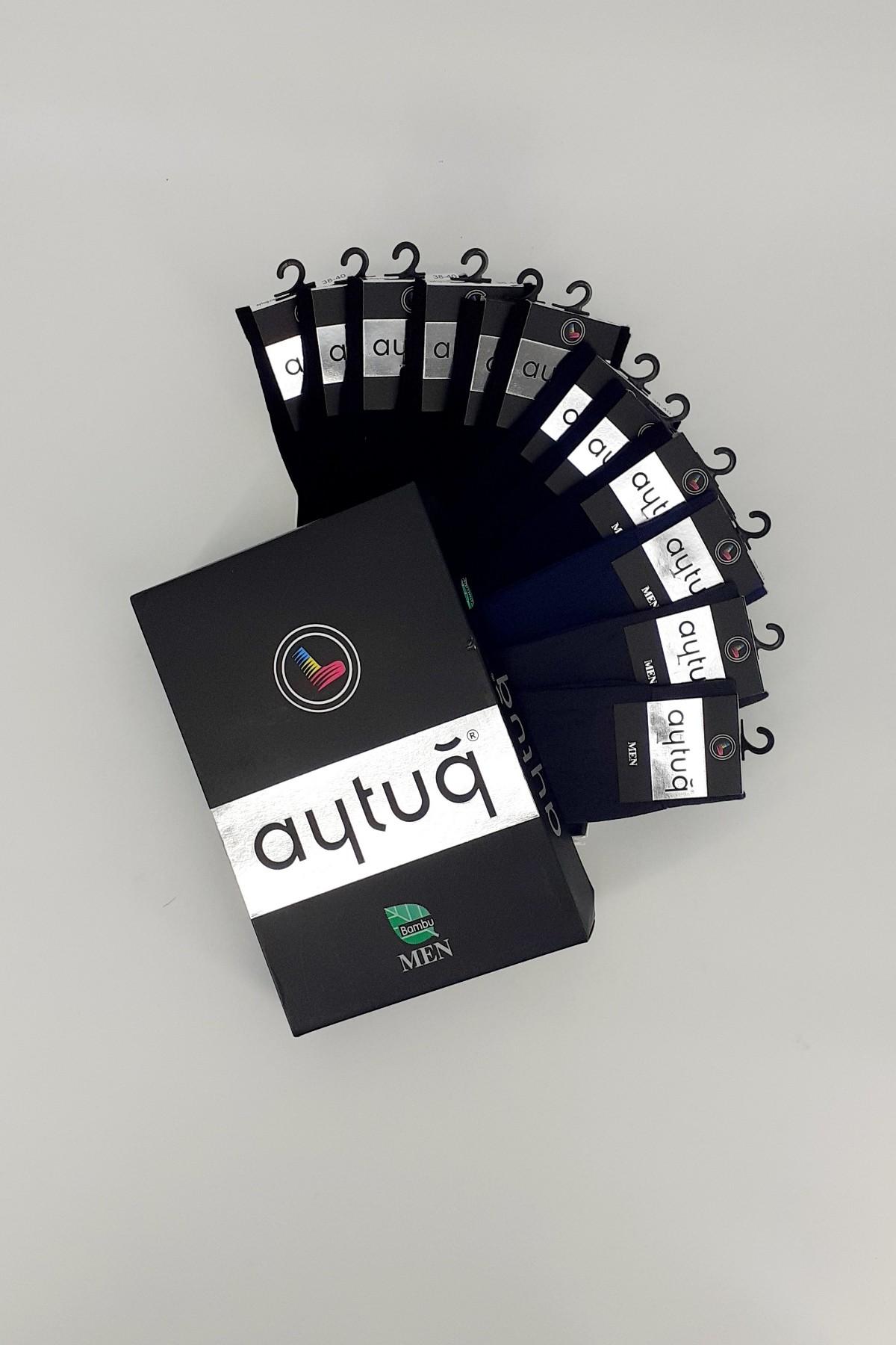 Aytuğ Erkek Soket Çorap Garson Bambu Dikişsiz Düz - Thumbnail