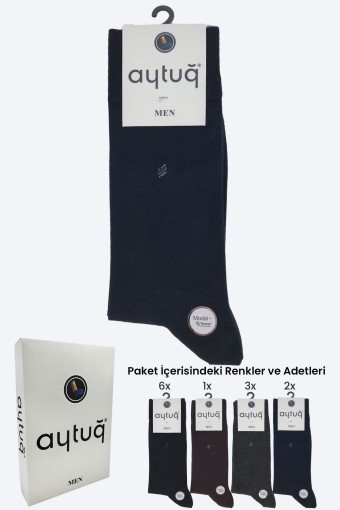 AYTUĞ - Aytuğ Erkek Soket Çorap Likralı Dikişsiz Modal Desen 5