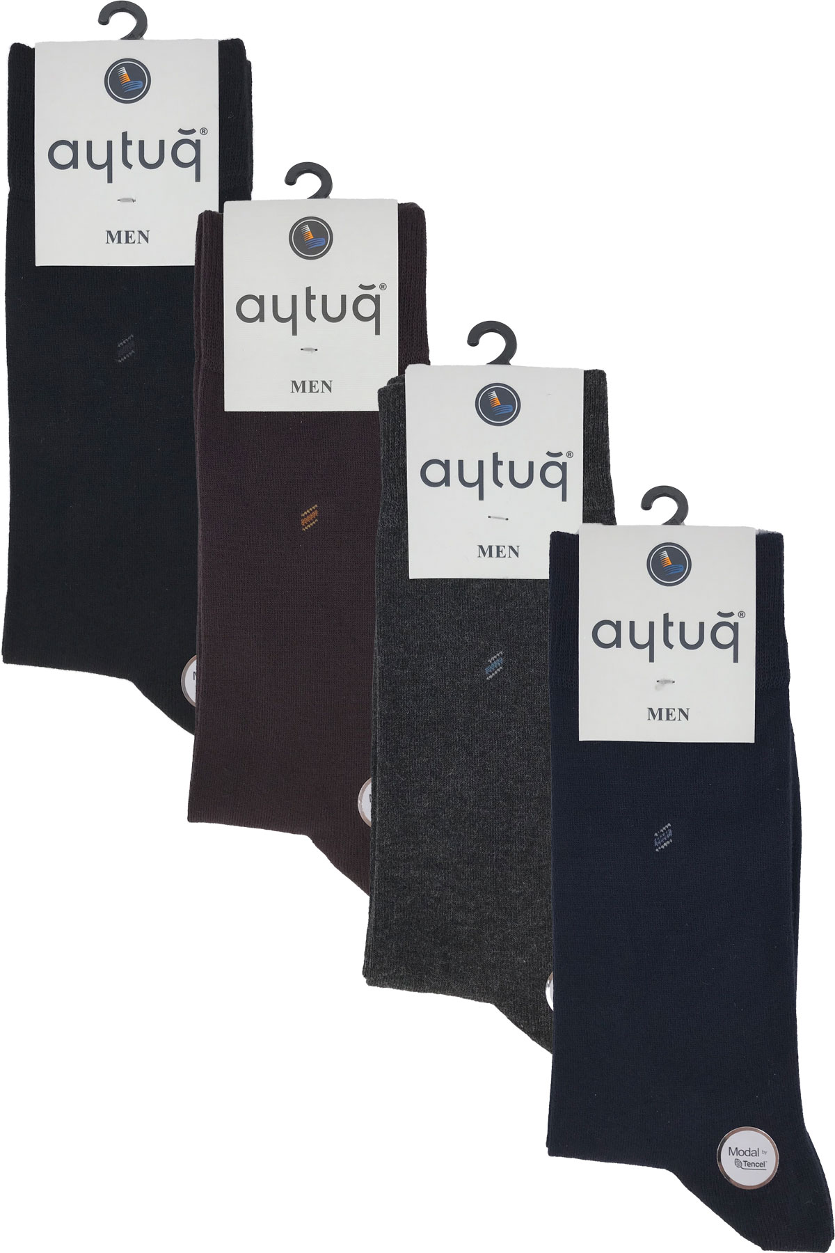 Aytuğ Erkek Soket Çorap Likralı Dikişsiz Modal Desen 5 - Thumbnail