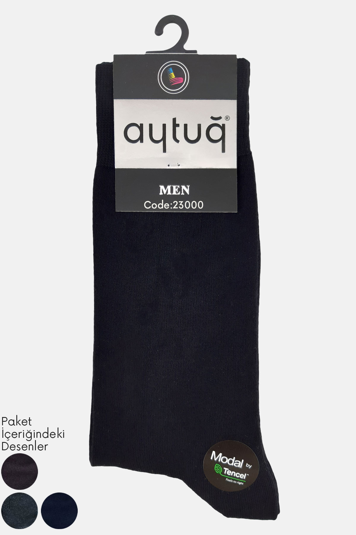 Aytuğ Erkek Soket Çorap Likralı Dikişsiz Modal - Thumbnail