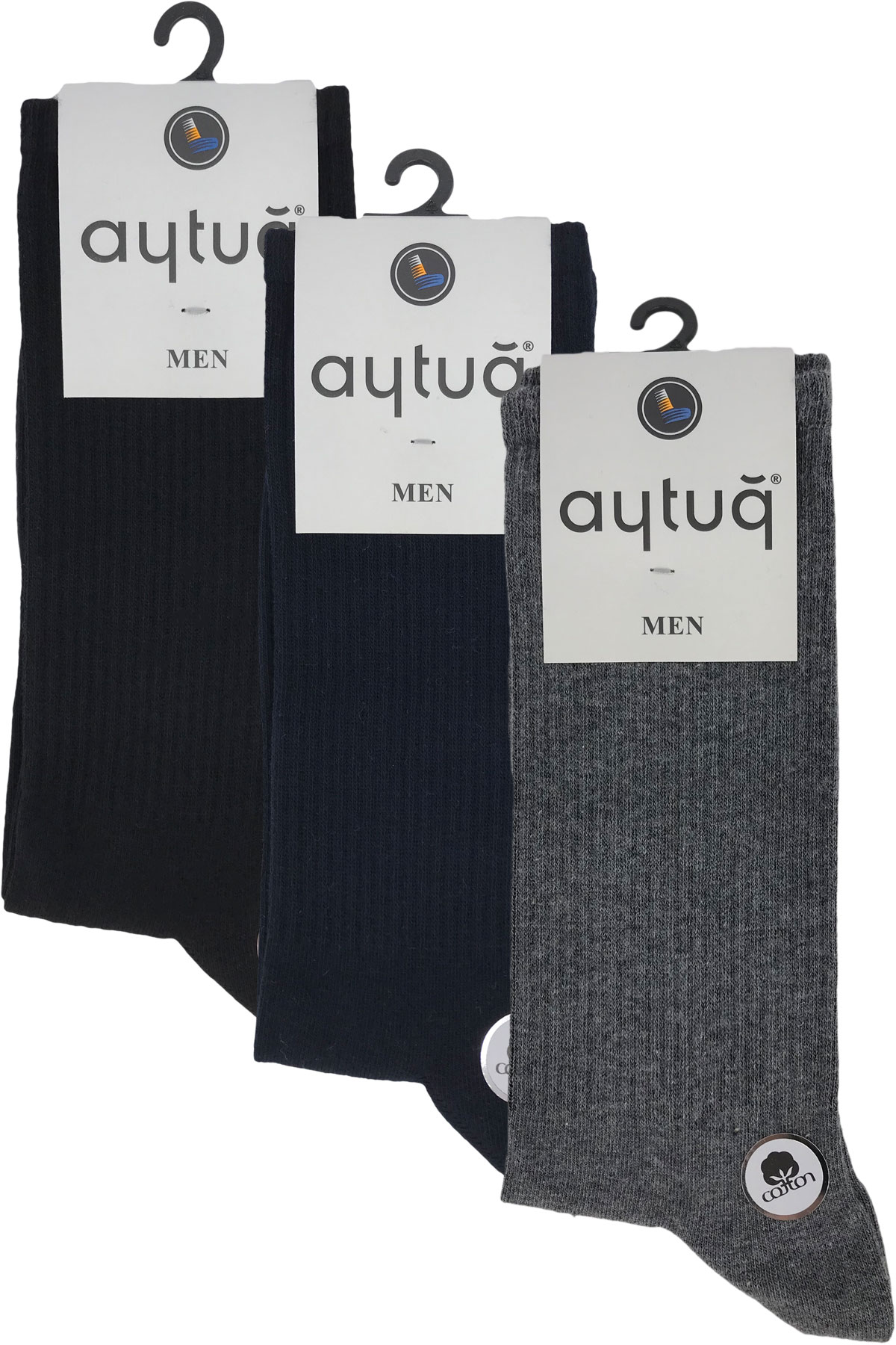 Aytuğ Erkek Soket Çorap Pamuklu Business Desen 1 - Thumbnail