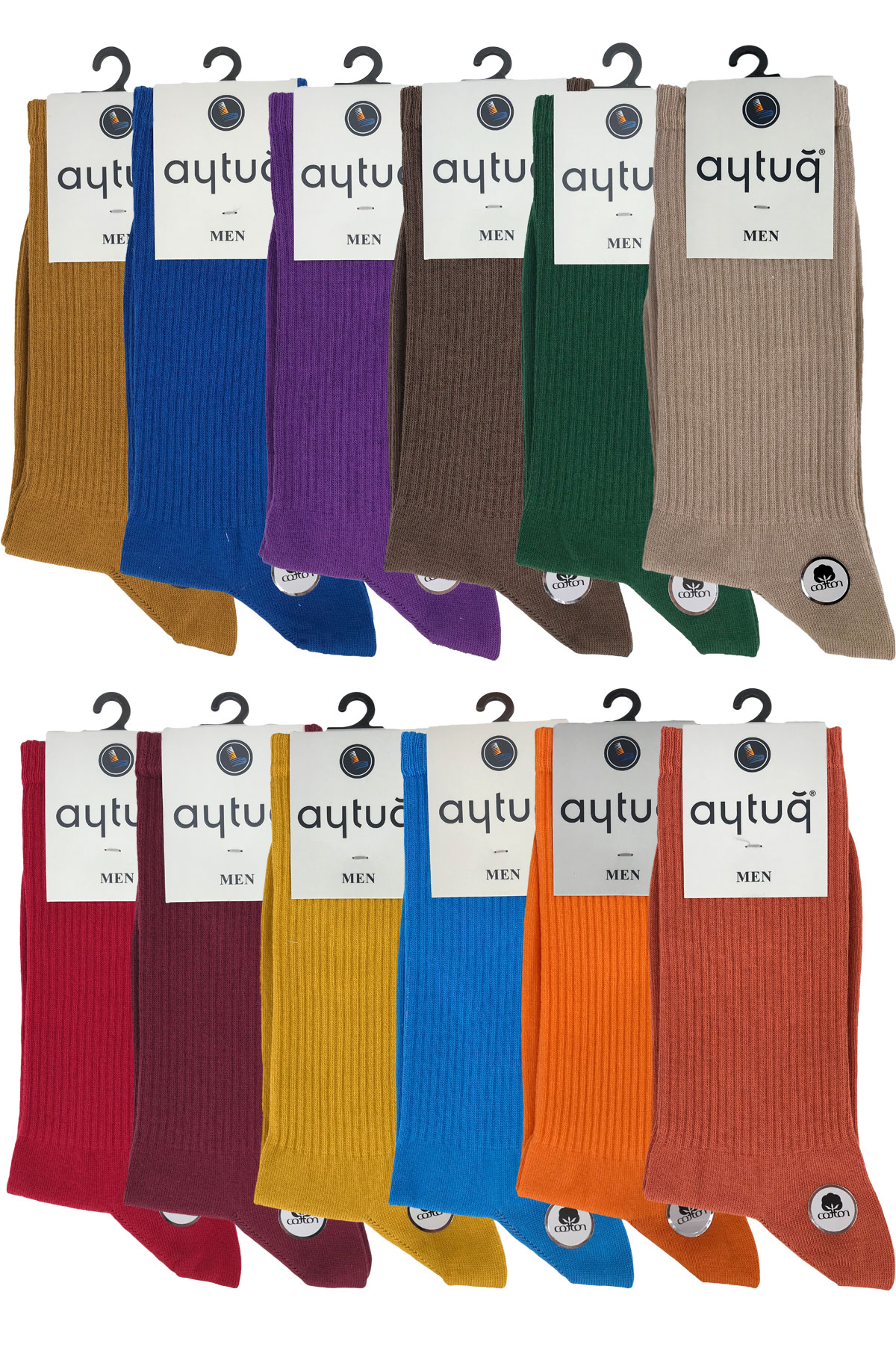 Aytuğ Erkek Soket Çorap Pamuklu Business Desen 4 - Thumbnail