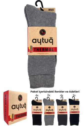 AYTUĞ - Aytuğ Erkek Termal Soket Çorap Düz Dikişsiz