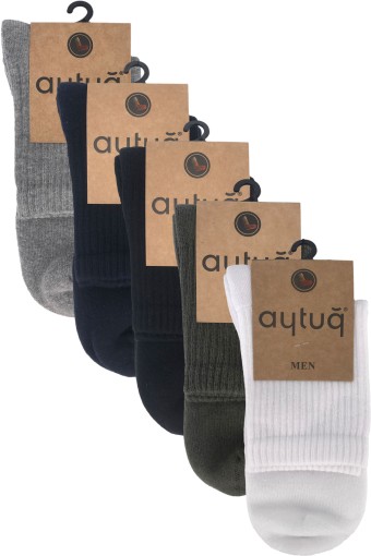 AYTUĞ - Aytuğ Erkek Yarım Konç Çorap Havlu (1)