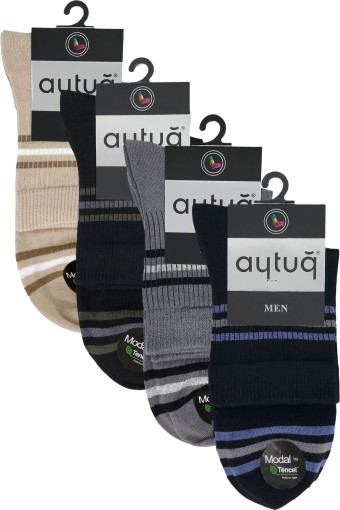 AYTUĞ - Aytuğ Erkek Yarım Konç Çorap Modal Tencel