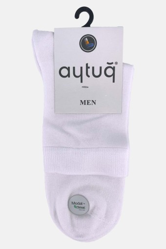 AYTUĞ - Aytuğ Erkek Yazılı Yarım Konç Çorap Modal Tencel