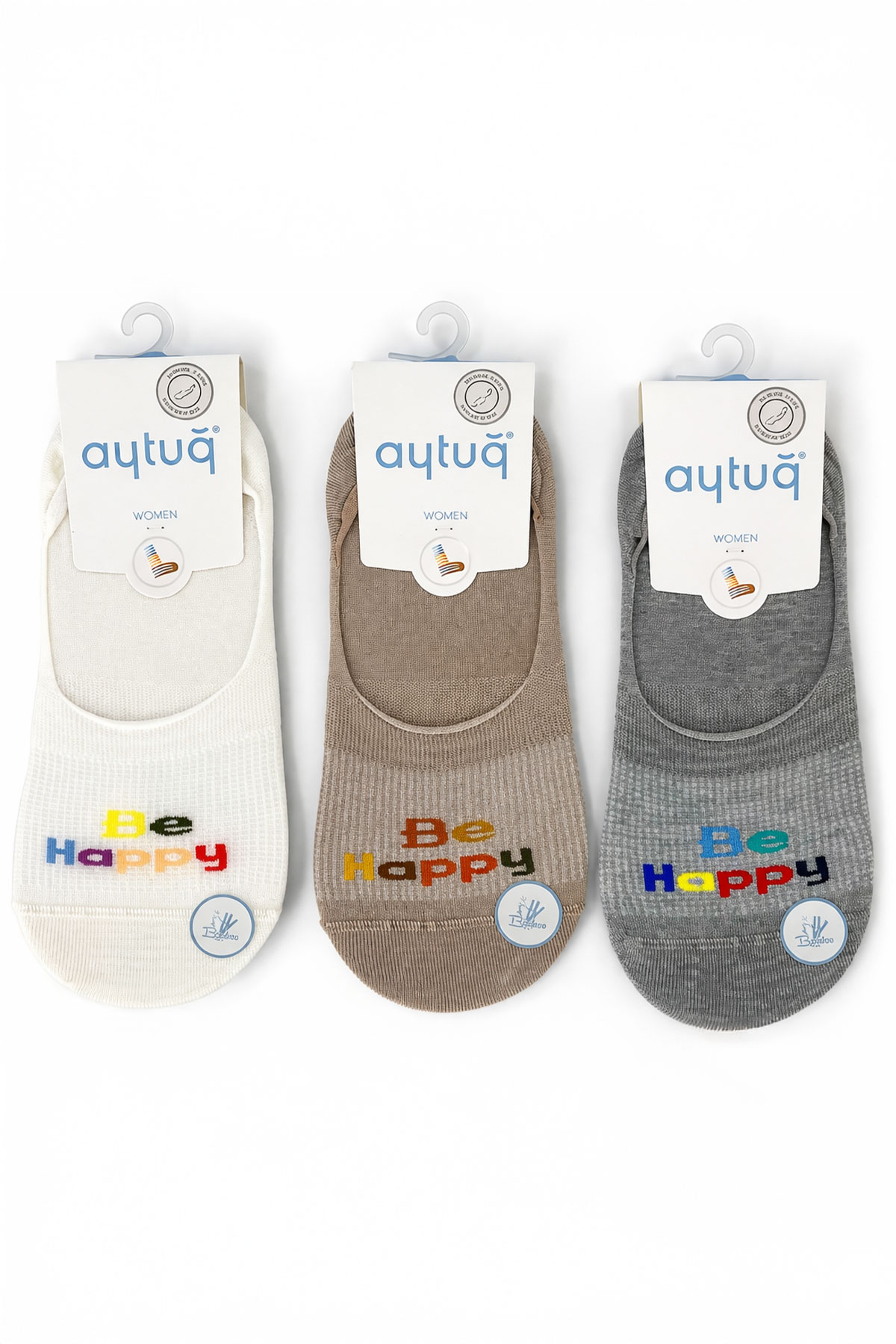 Aytuğ Kadın Babet Çorap Bambu Desenli - Thumbnail