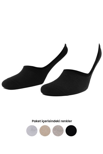 AYTUĞ - Aytuğ Kadın Babet Çorap Modal Desenli